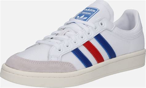 adidas leder sneaker weiß blau rot